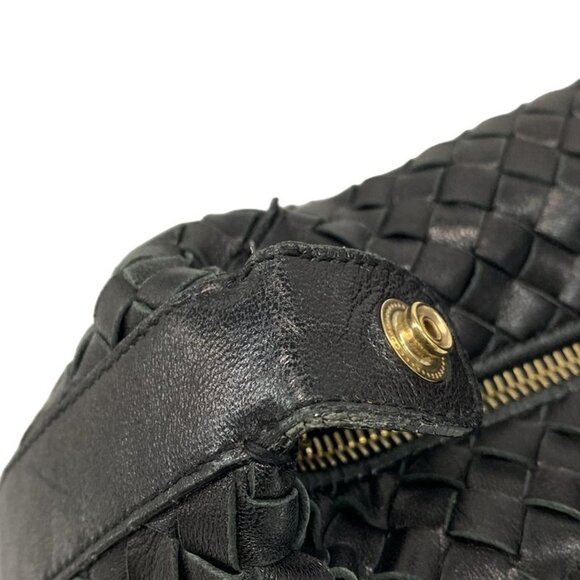 Bottega Veneta Handbag Intrecciato Black Leather - Picture 13 of 15